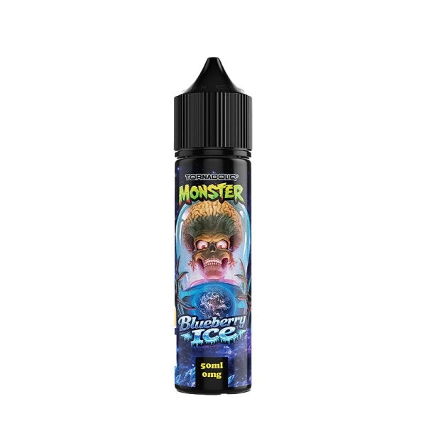 Blueberry Ice 0mg 50ml - Monster by Tornadoliq