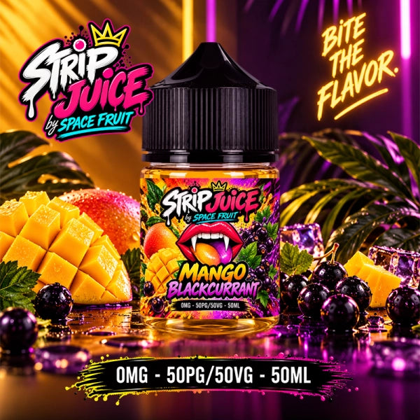 Mango Blackcurrant 0mg 50ml - Strip Juice by Space Fruit