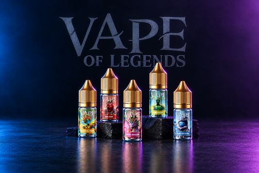 Vape of Legends en sels de nicotine : les 9 recettes au format 10 ml