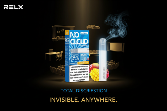 Kit No Cloud Smooth Relx — La Première Cigarette Électronique Sans Fumée Visible au Monde