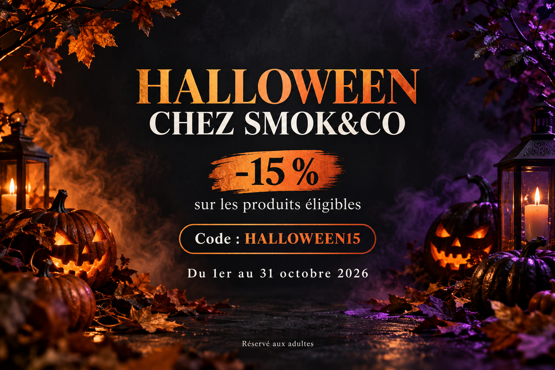Halloween chez Smok&co : 15 % de remise avec le code HALLOWEEN15
