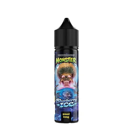 Blueberry Ice 0mg 50ml - Monster by Tornadoliq