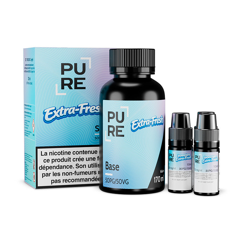 Pack 200ml Base DIY Extra Fresh 50/50 - PURE 6MG