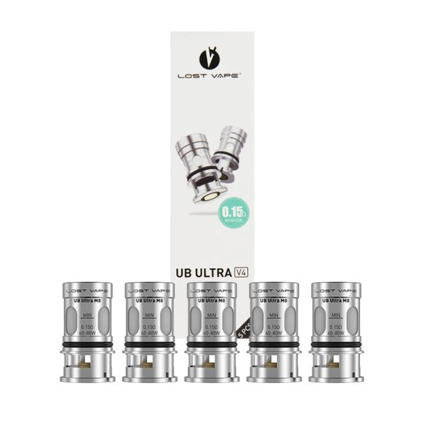 Résistances UB Ultra V4 0.15/0.2/0.3Ω (5pcs) - Lost Vape