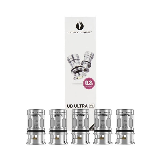 Résistances UB Ultra V4 0.15/0.2/0.3Ω (5pcs) - Lost Vape